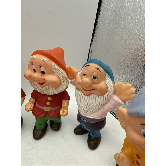 7 Piece Vintage Snow White 7 Seven Dwarfs Figure Toy - Picture 4 of 12